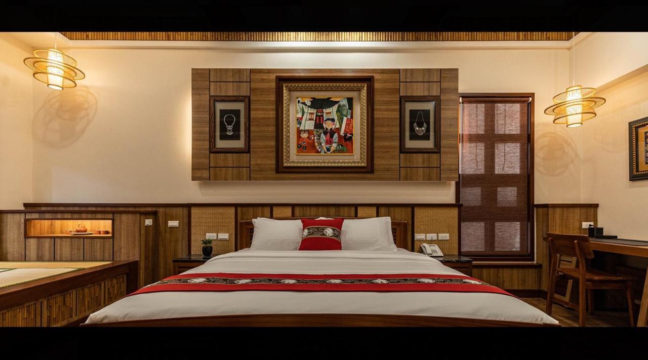 山花映水紅莊園民宿 Appartement Yuemei Buitenkant foto