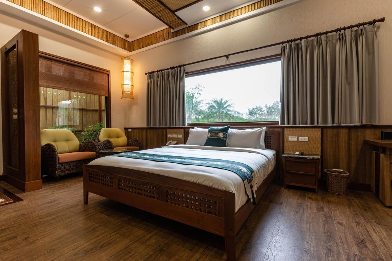 山花映水紅莊園民宿 Appartement Yuemei Buitenkant foto
